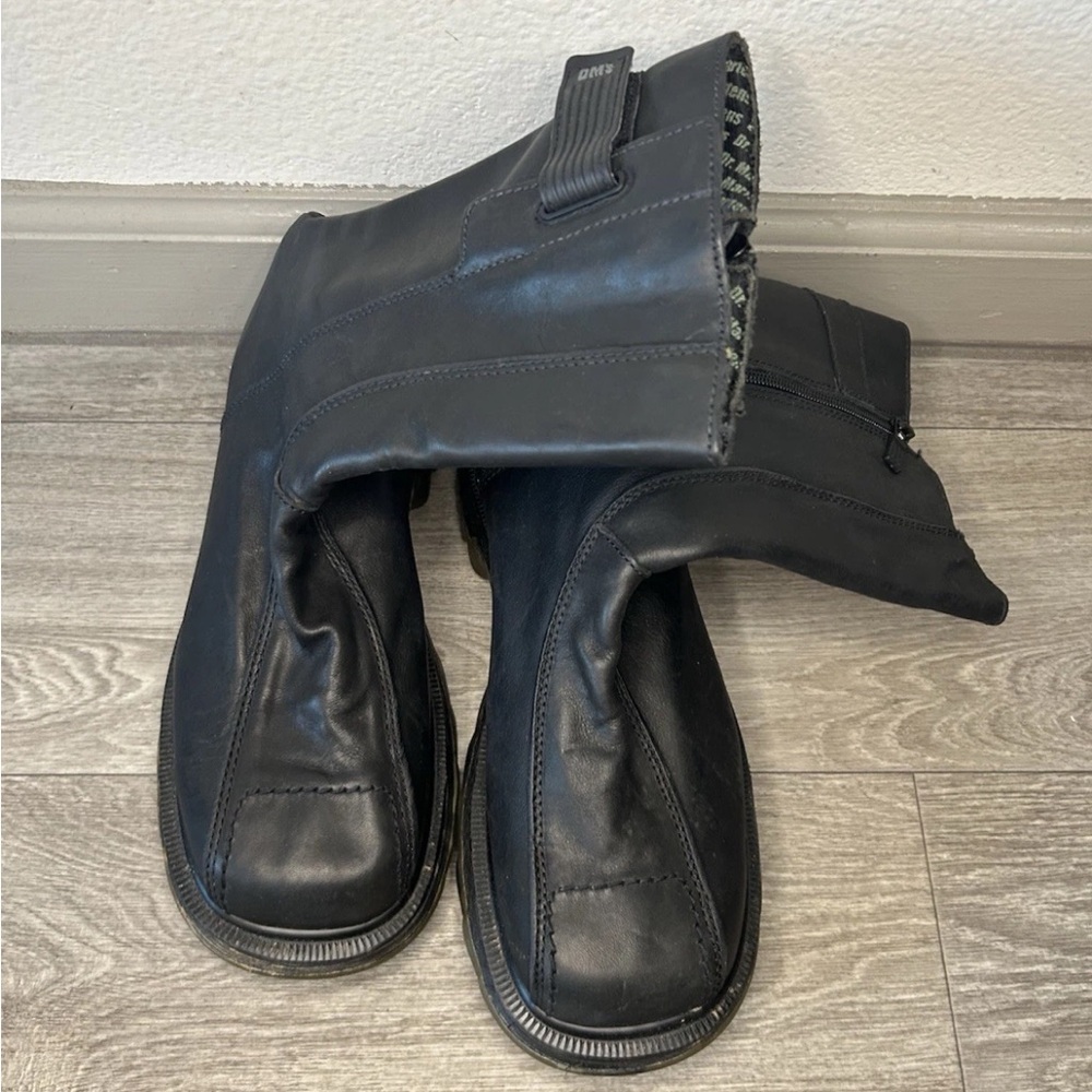Vintage 90s Dr Martens 9788 Black Leather Moto Boots M7 W8.5 UK Made Unisex RARE - Picture 16 of 16